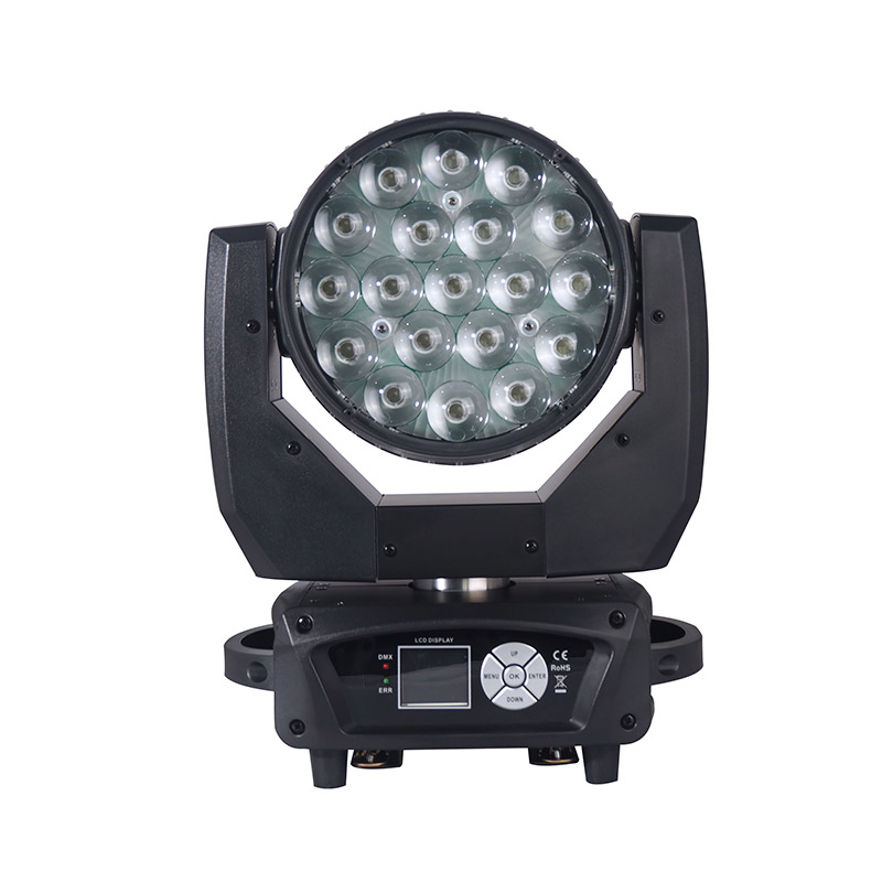 LED Moving Head 19PCS 15W RGBW 4-in-1 LED Backlight Version.mp4